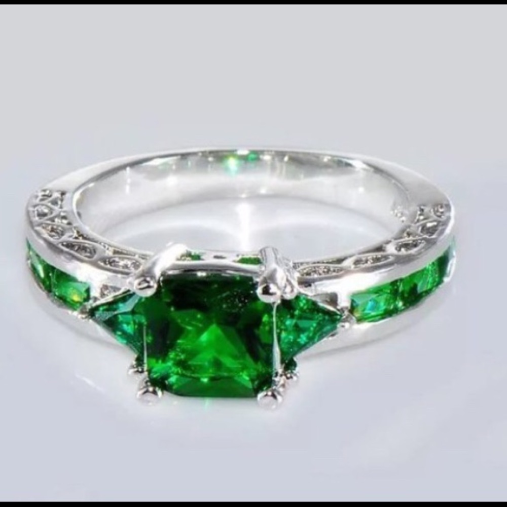 White gold filled CZ